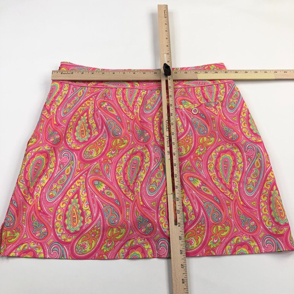 EP PRO Multicolor Sangria Tile Paisley Print 10 (35W) Pink MINT - Picture 3 of 8